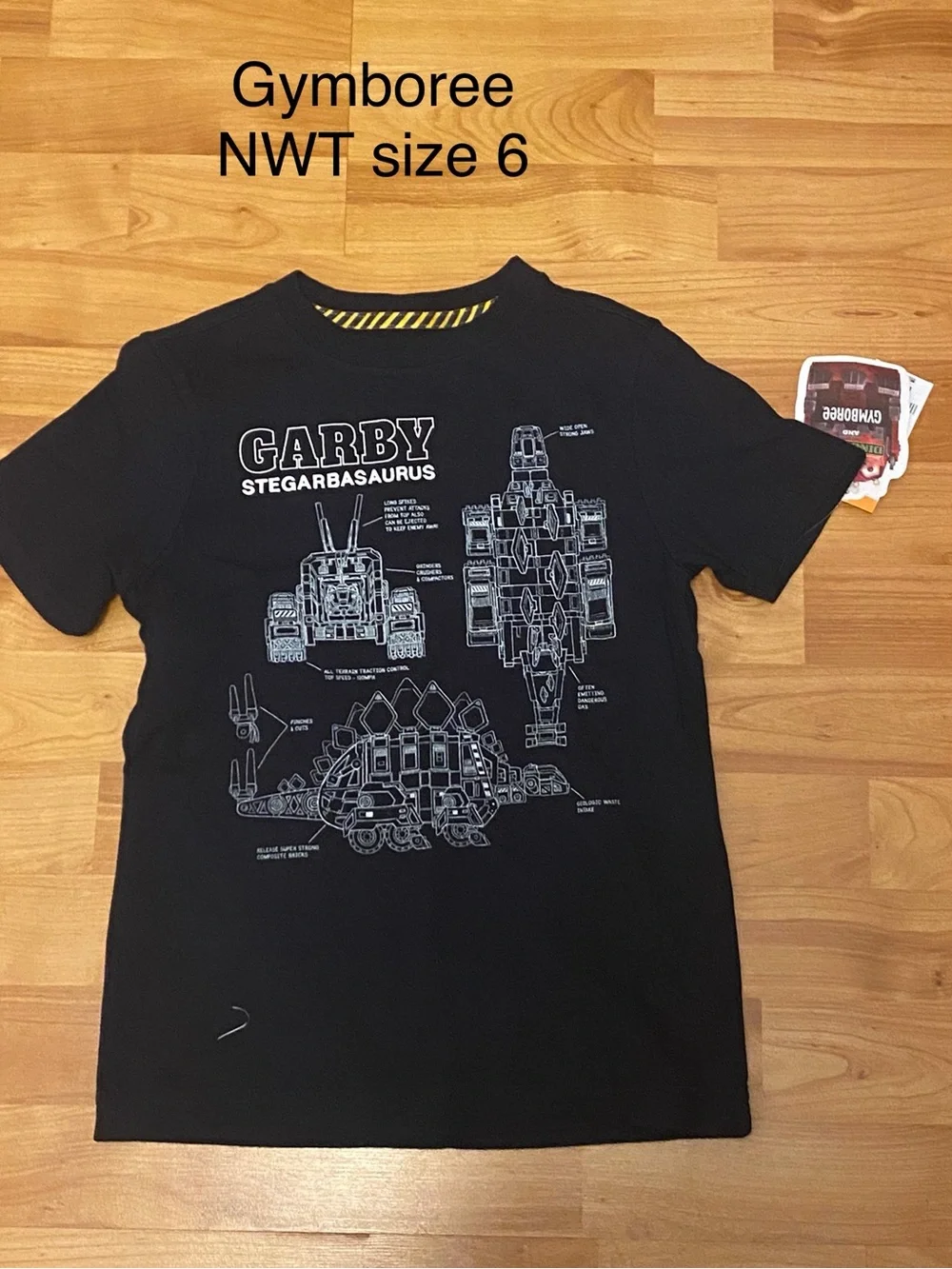Gymboree Navy Boys' Garby Stegarbasaurus Graphic Tee